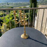 Bougeoir ancien en laiton
