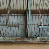 Ancient bird cage in wood and metal