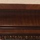 Antique beveled edge mirror in walnut frame, circa 1850