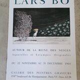 Original poster exhibition Lars Bo, 1968