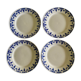4 flat plates old Gaston Badonviller