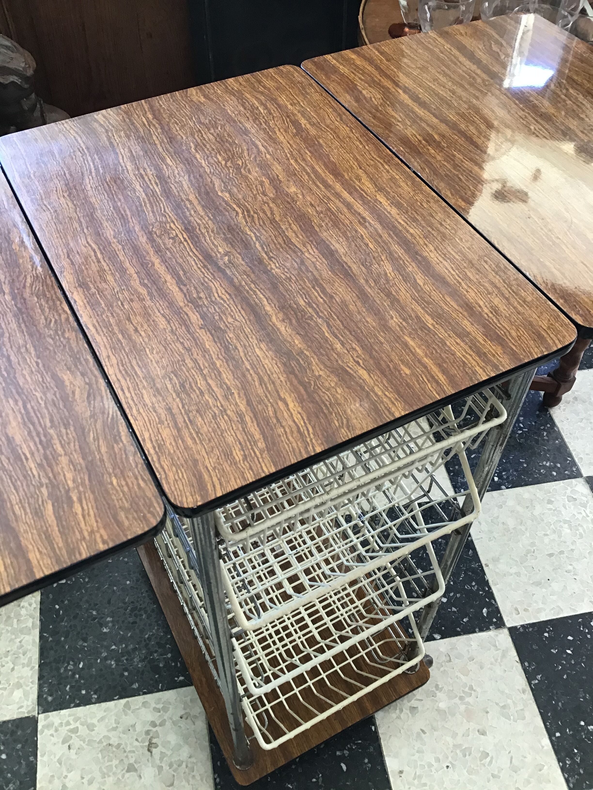Légumier années 60 Formica