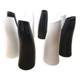 Suite of 8 Madame vases, Alessandro Busana