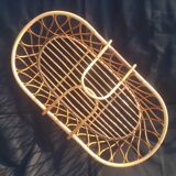 Vintage rattan couffin