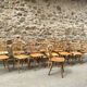 Série de 15 chaises bistrot