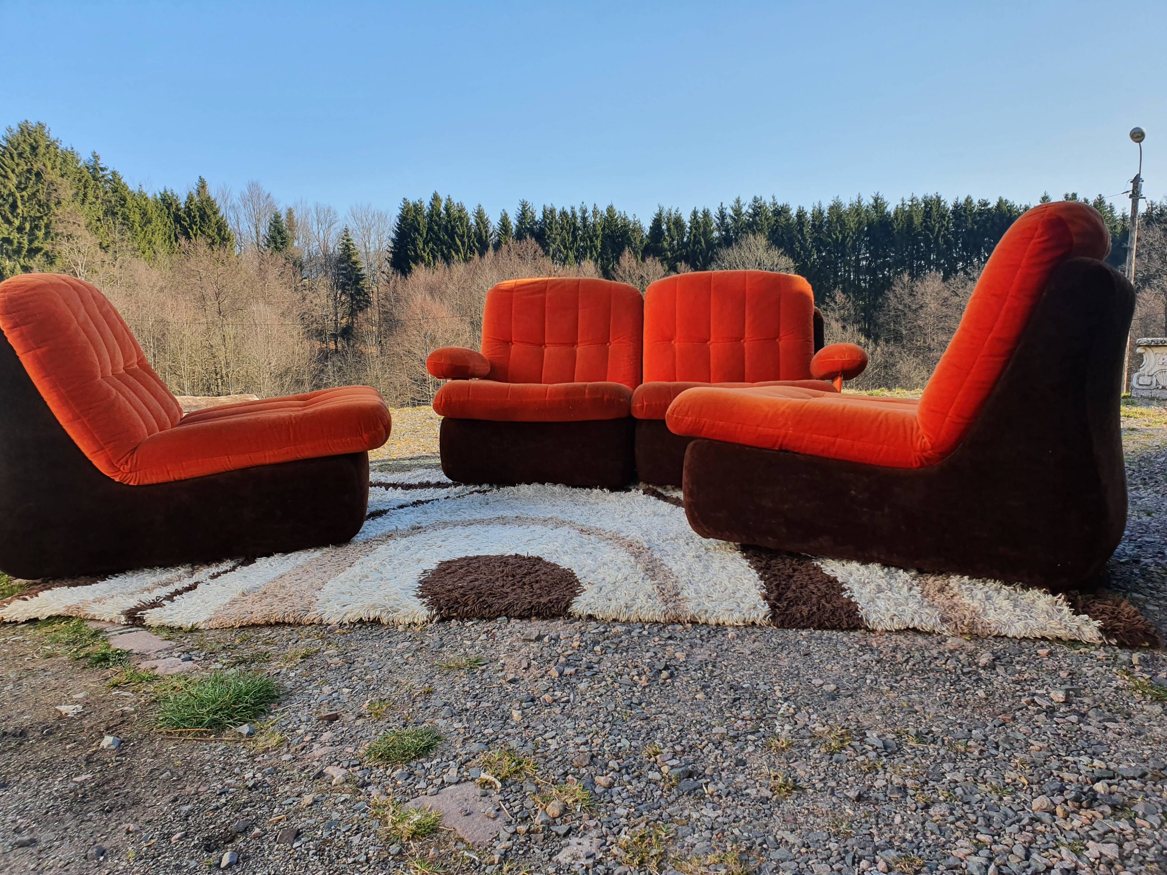 4 modular velvet heaters year 60/70