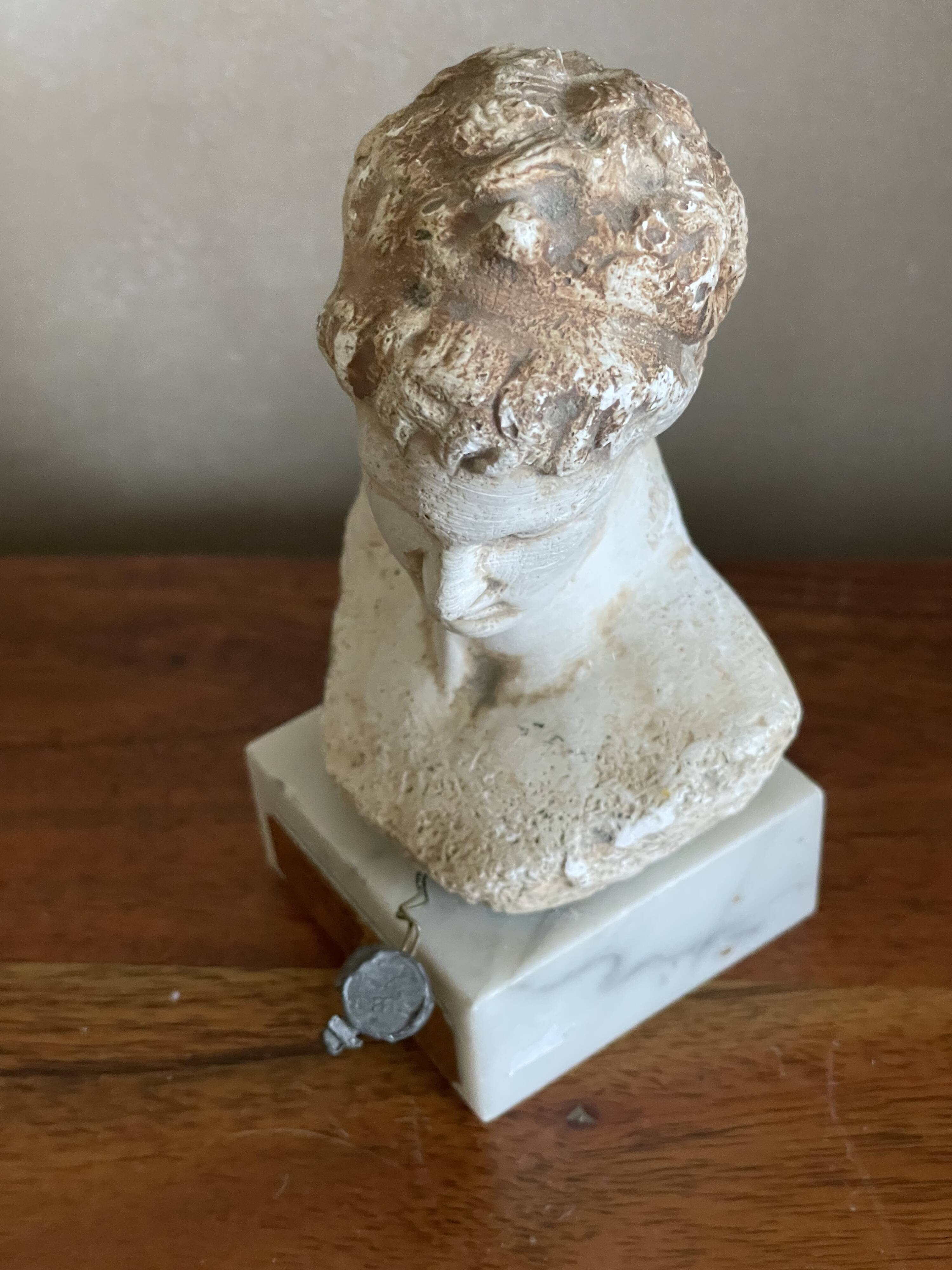 Small Greek plaster bust