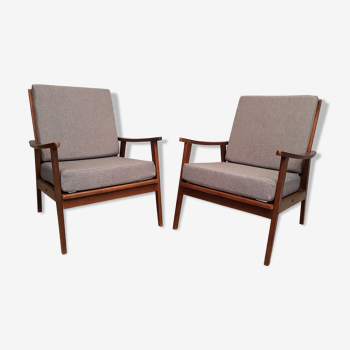 Pair of chairs 1960's boomerang