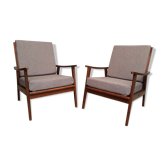 Pair of chairs 1960's boomerang