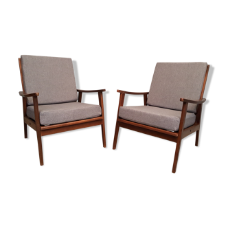 Pair of chairs 1960's boomerang