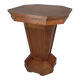Table d'appoint octogonale Art Déco, chêne, années 1930