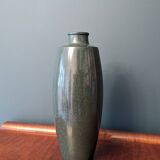 Japanese bronze vase with green patina