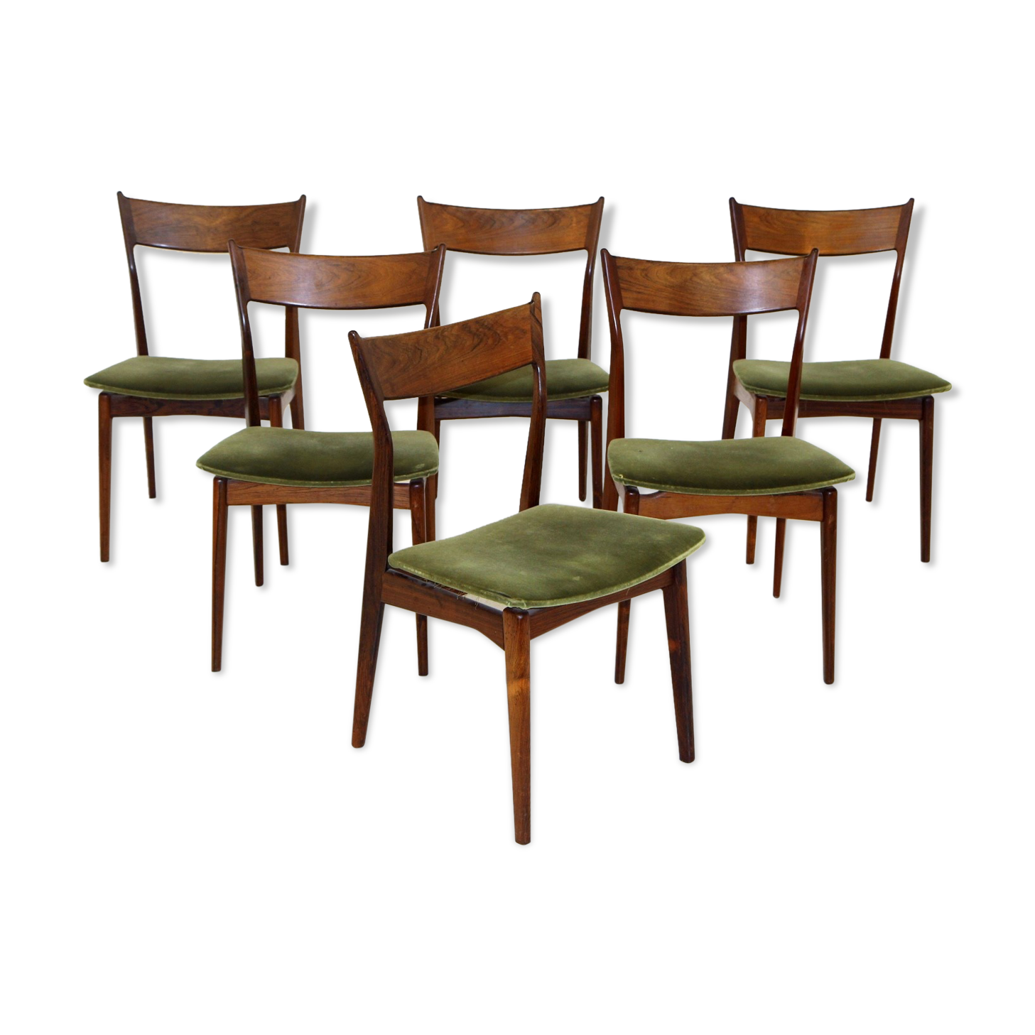 Set of 6 rosewood chairs HP Hansen Møbelindustri, Denmark, 1960