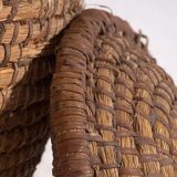 Antique wicker basket with lid (c.1920) #2