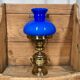 Lampe vintage “Virginia Beach” opaline & laiton