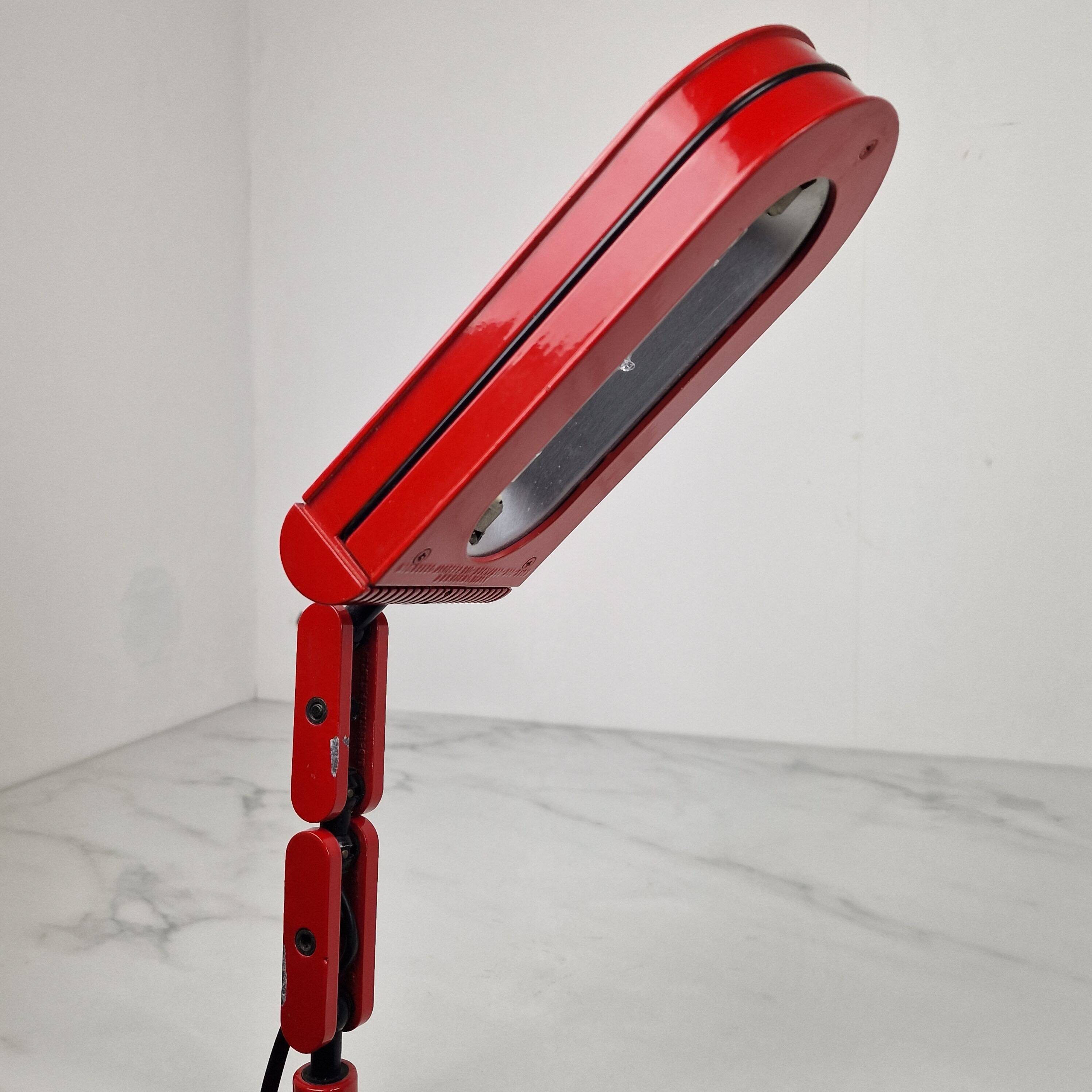 Italian Flexible Desk Lamp, 1970s – Cosmo Nero Alogena