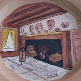 Plate numbered and signed J.Paulet