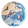 Chinese polychrome porcelain plate, 20th century