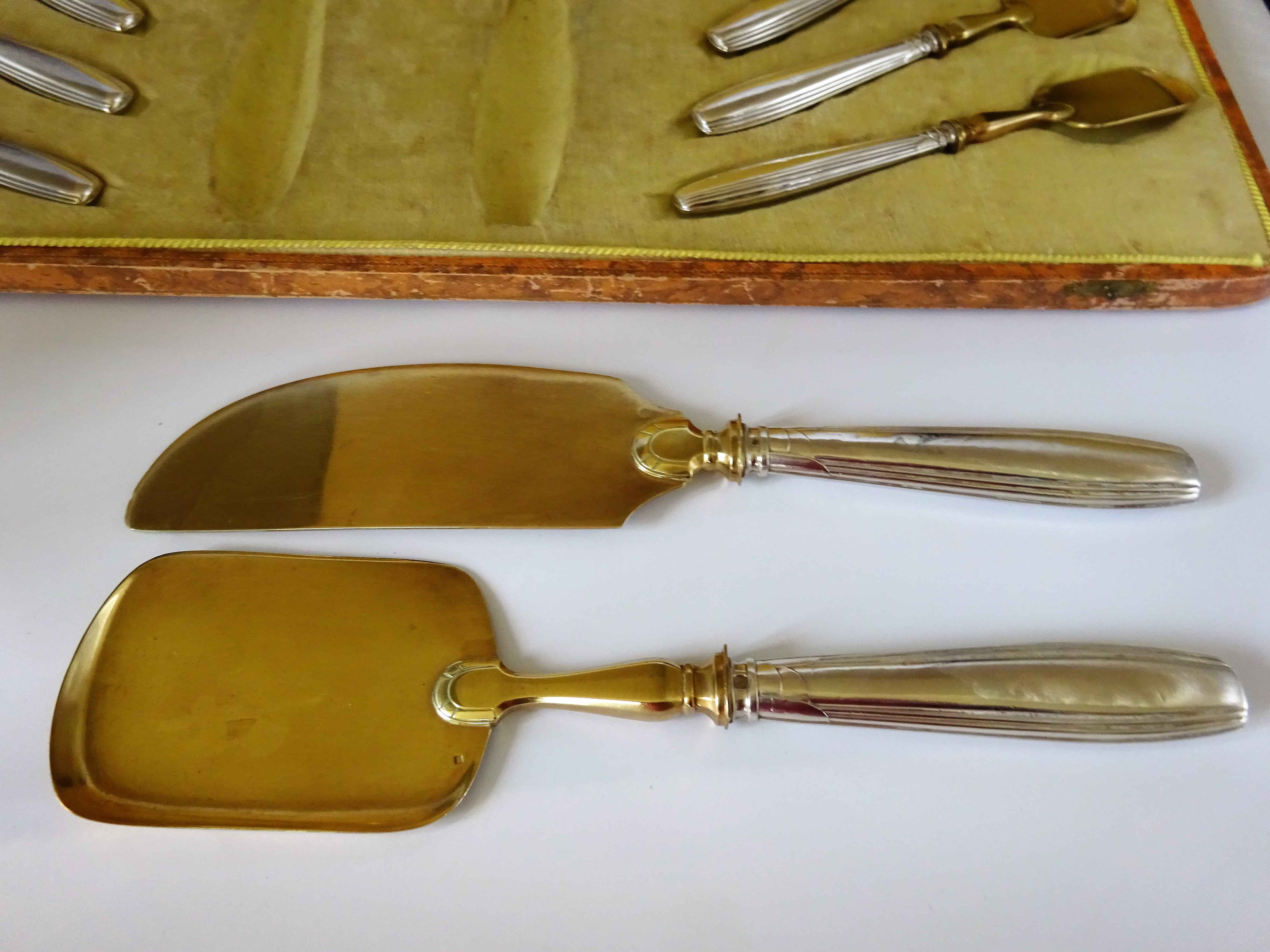 Minerva 14-piece silver ice cream service