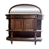 Vintage wooden furniture in marquetry style