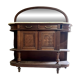 Vintage wooden furniture in marquetry style