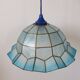 Suspension in blue mother-of-pearl and brass 70s