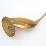 Vintage brass Swan