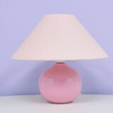 Vintage light pink table lamp