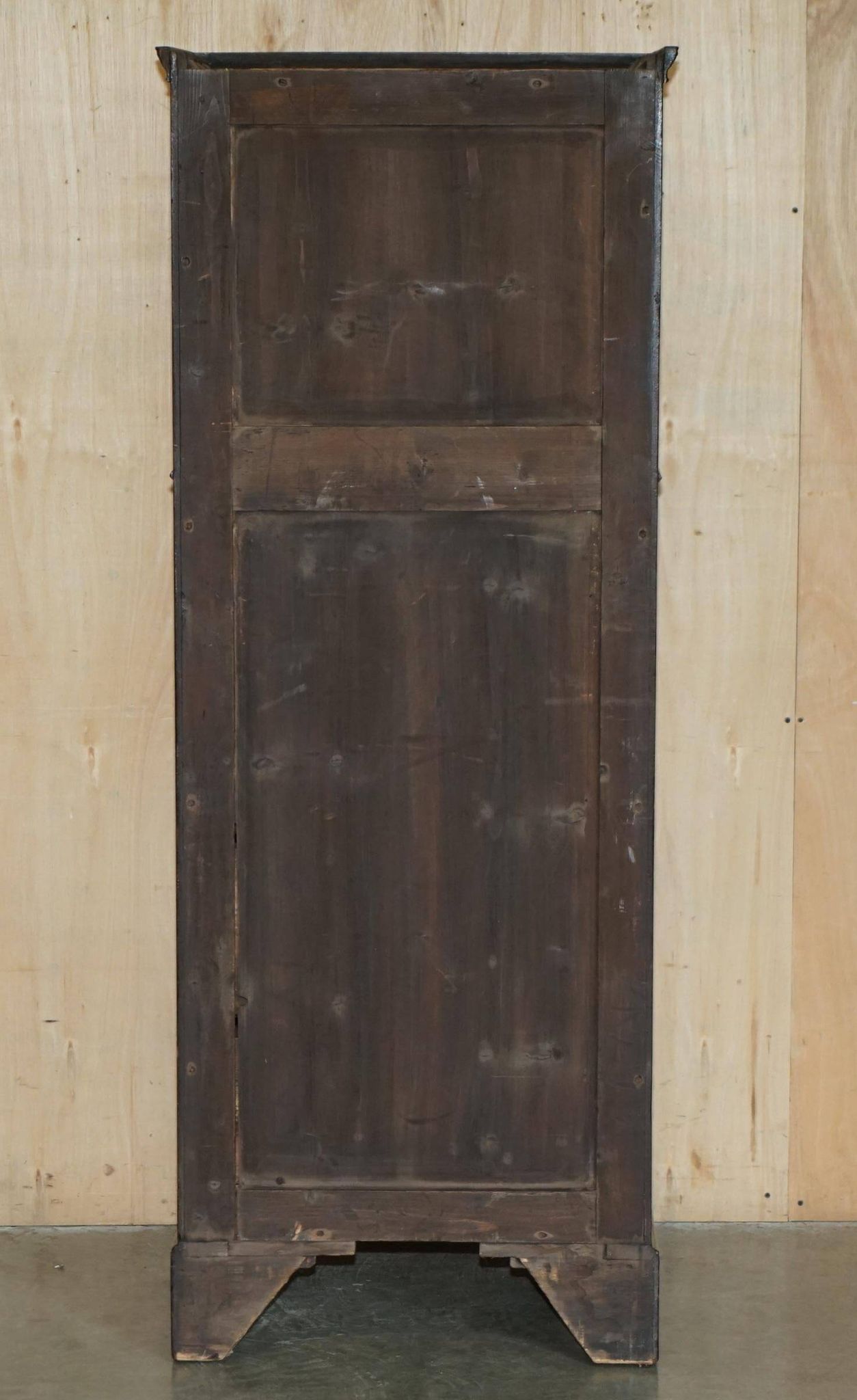Paire de commodes hautes anciennes Castle Howard 1840 en bois dur