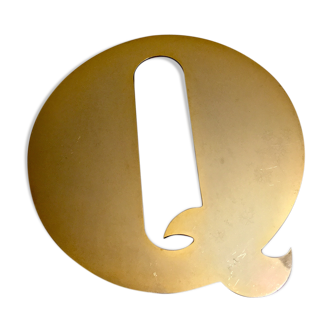 Golden sign vintage letter