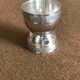 Coquetier diabolo Ercuis en métal argenté