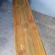 Solid wood bench patinated 180cm
