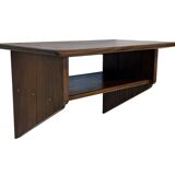Vintage Danish rosewood wall shelf open floating shelf 60s design