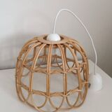 Lustre / Suspension en osier rotin
