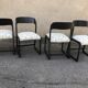 4 chaises Baumann Traîneau