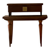 Vintage bedside table, spindle legs