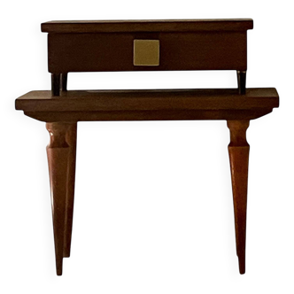 Vintage bedside table, spindle legs