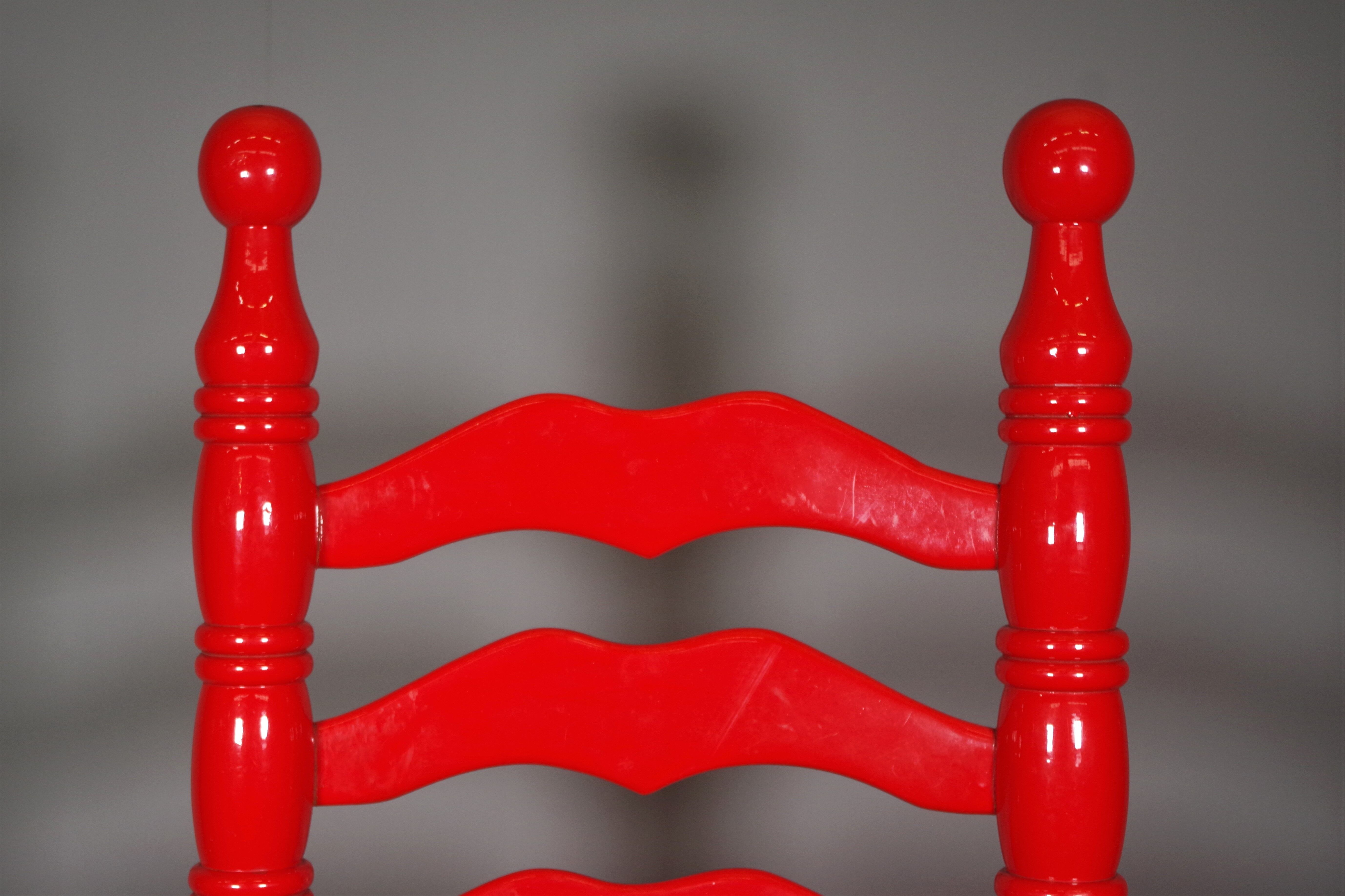 Spanish high chairs, 1940s, set of 2