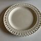 Openwork plate 19th earthenware terra de fer Lunéville