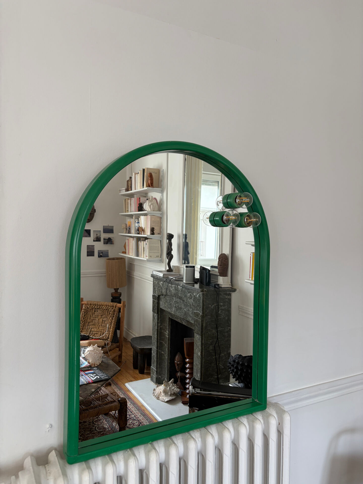 Pair of Italian plastic mirrors Gedy 1970