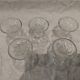 5 crystal champagne glasses, Saint Louis Cluny Graves, 12cl, pre-1936