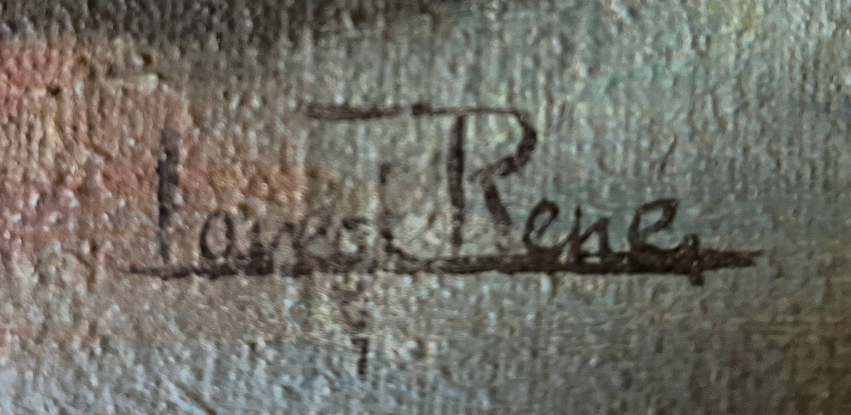 HST Marine painting "Sailboats in port" early 20th century signed