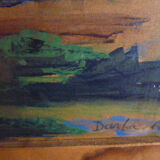 Tableaux sur bois signés darba 1962