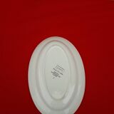 Ravier oval in earthenware of Digoin Sarreguemines model Fabiola L 21,5 cm