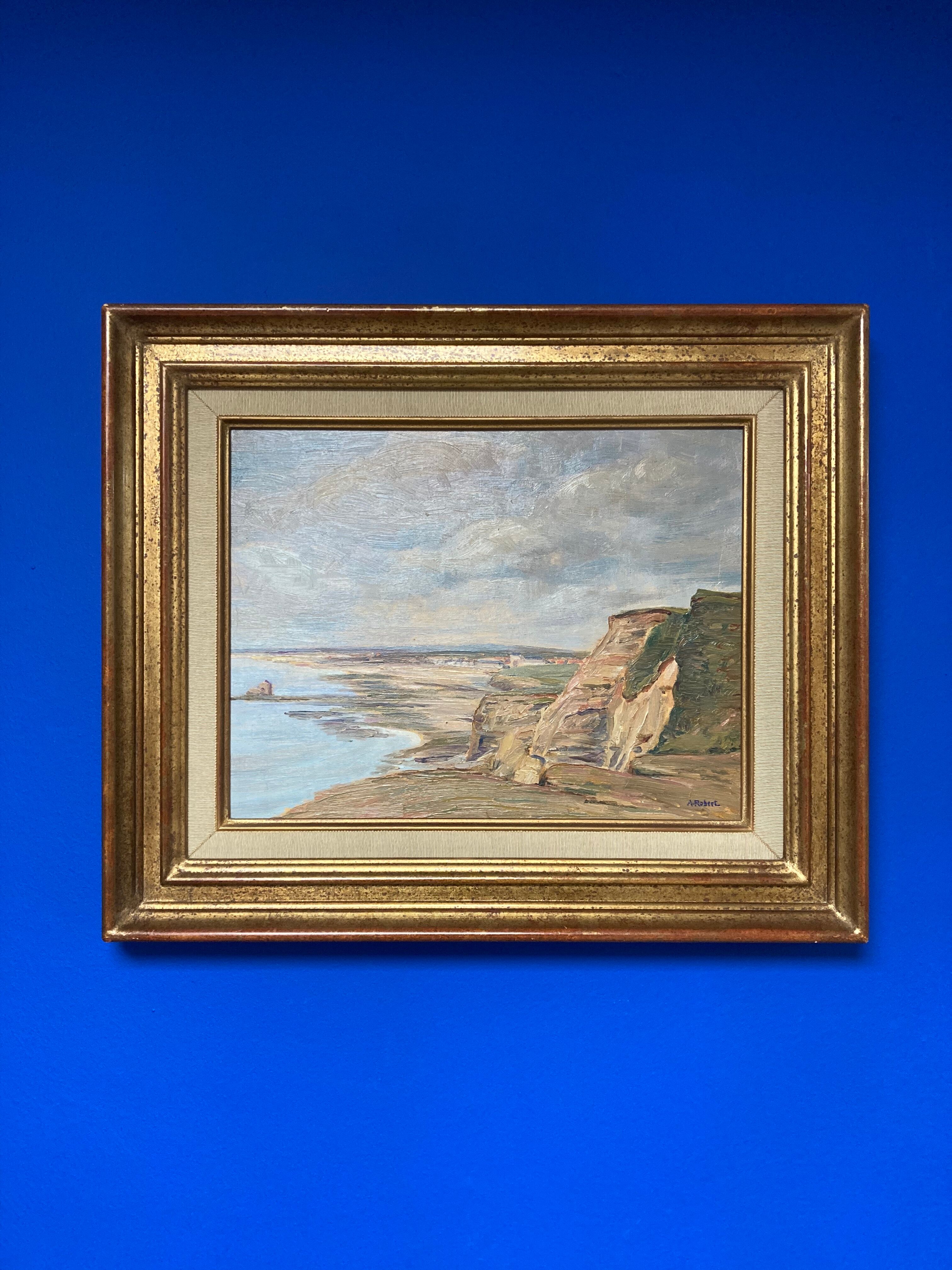 Vintage Seaside Painting