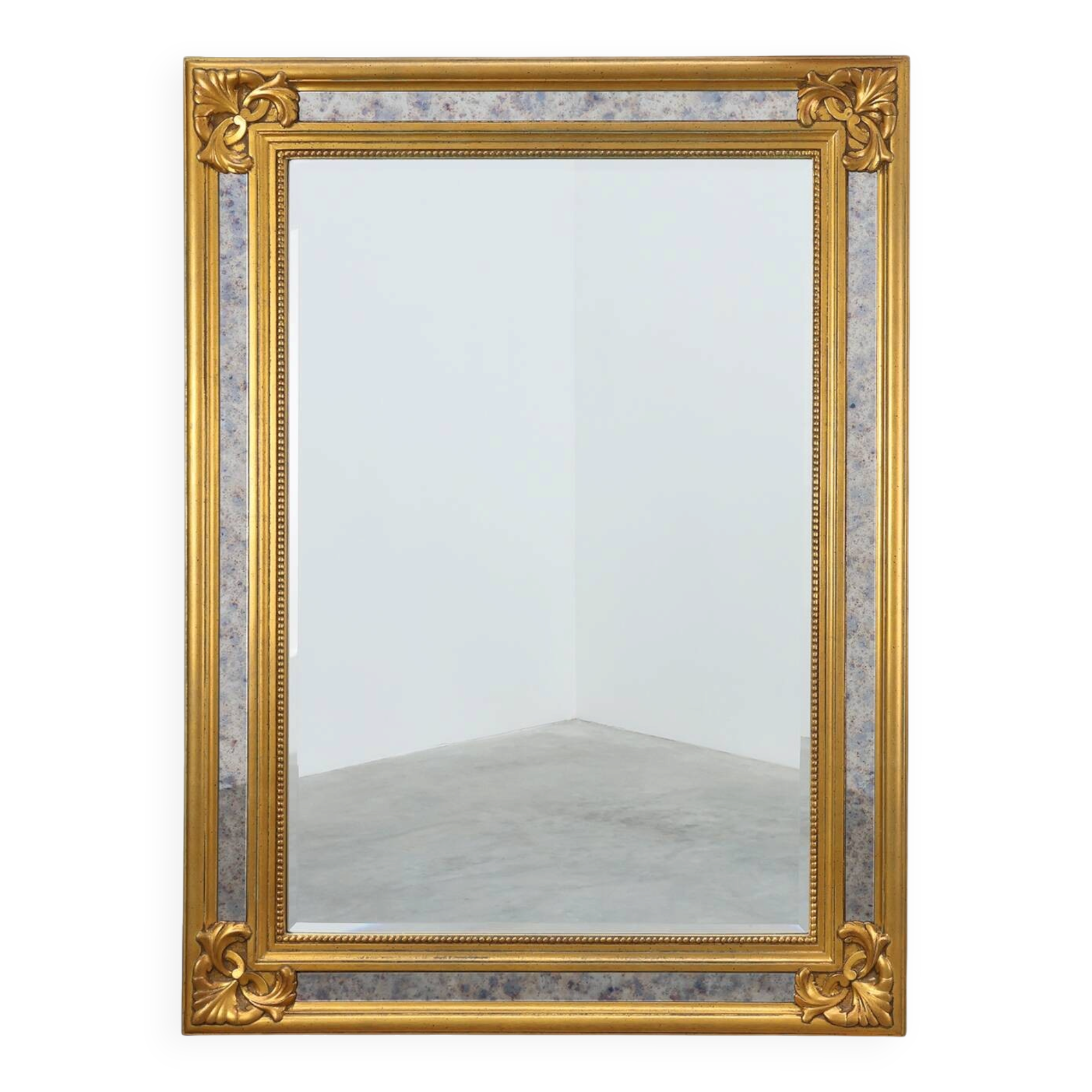 20th Century Baroque gilt Mirror by Deknudt, Belgium