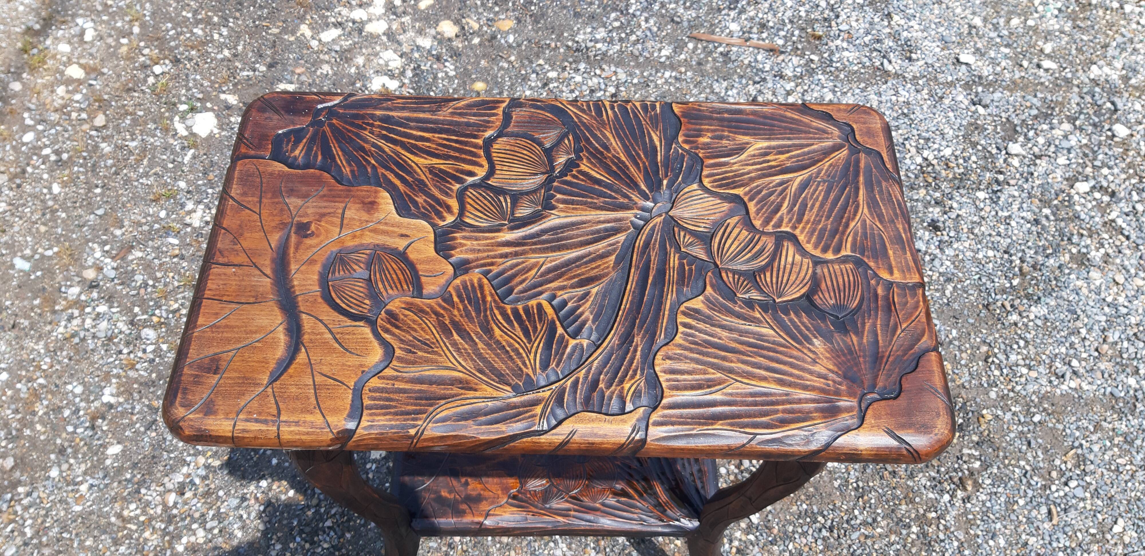 Art Nouveau Wood Tablet