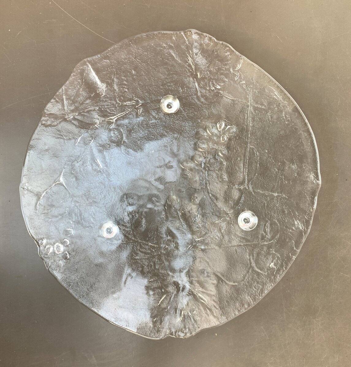 Vintage Swedish cake plate from Kosta Boda, 1970s.