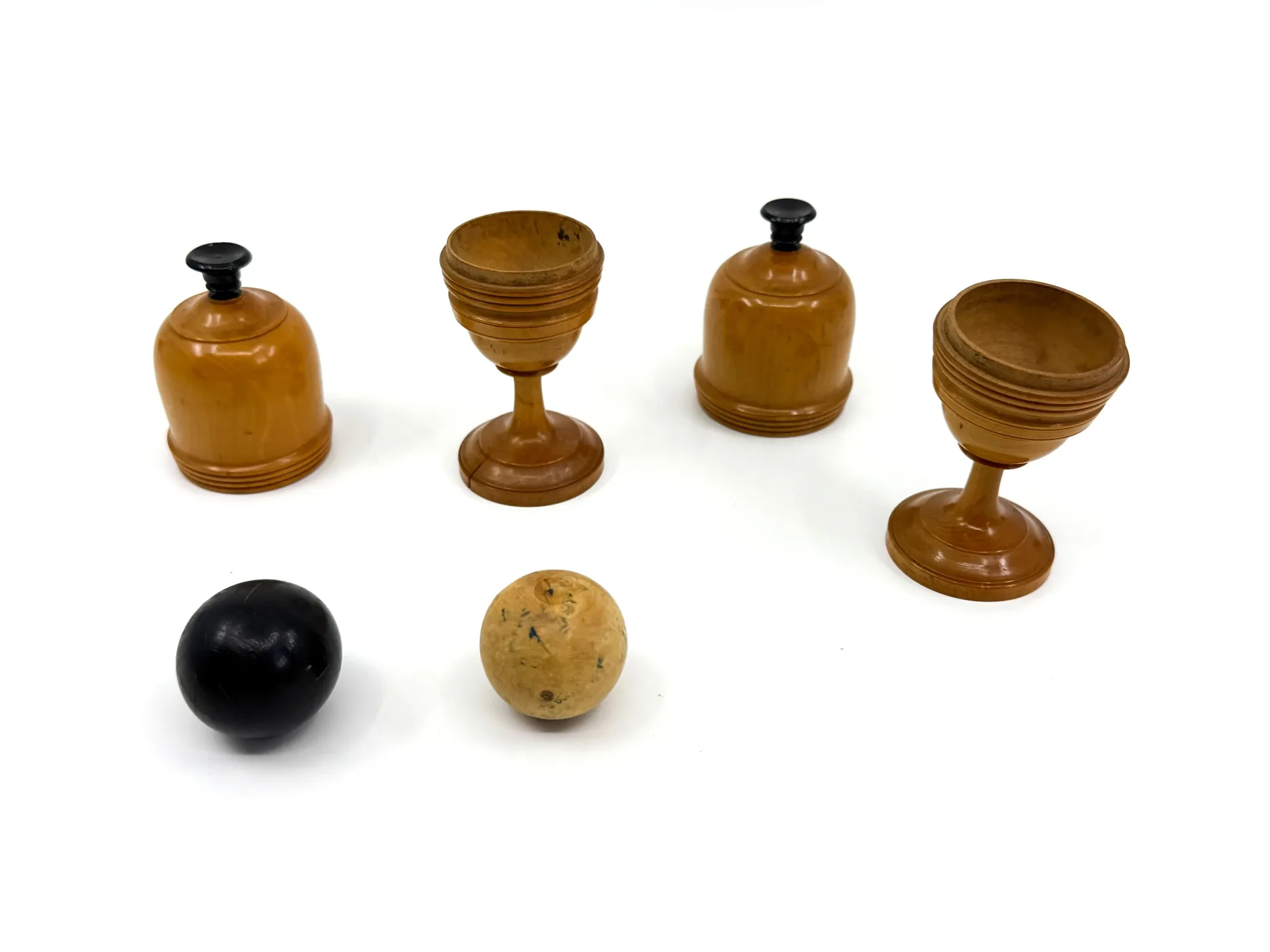 Magic trick vases • Turned boxwood • Napoleon III