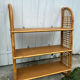 Vintage rattan wall shelf